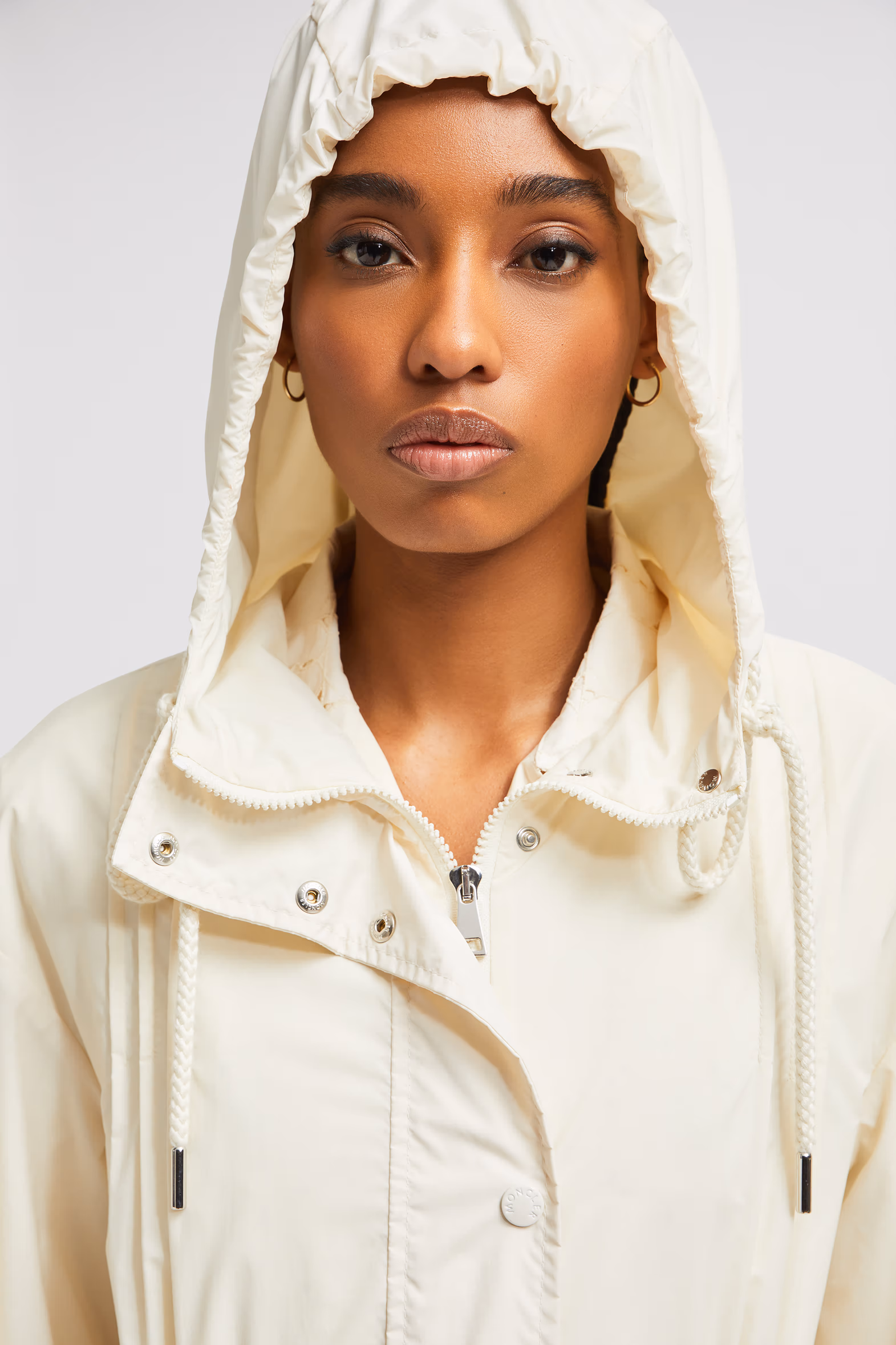 Coupiac Hooded Parka Women White Ivory Moncler 6